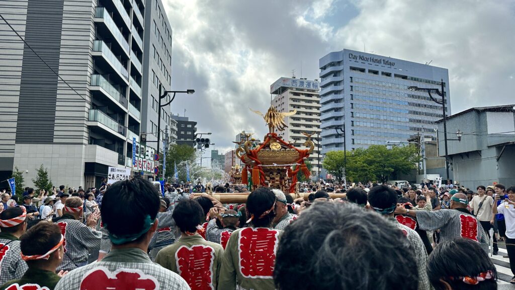 2023年の富岡八幡宮の例大祭にて