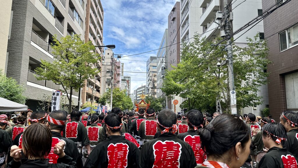 2023年の富岡八幡宮の例大祭にて